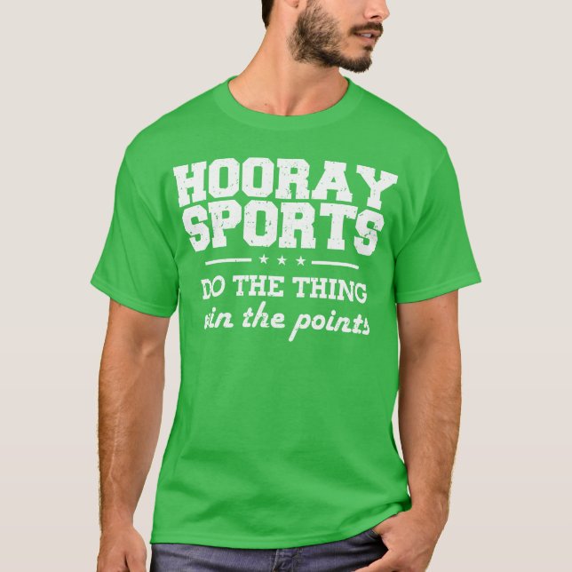 T-shirt hourra fille de sport (Devant)