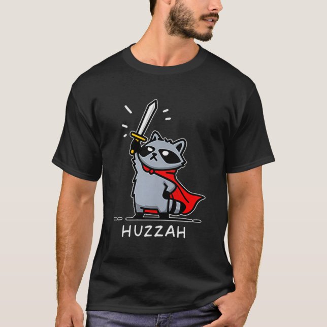 T-shirt Hourra Raton Chevalier Citation de Mème d'Épée Drô (Devant)