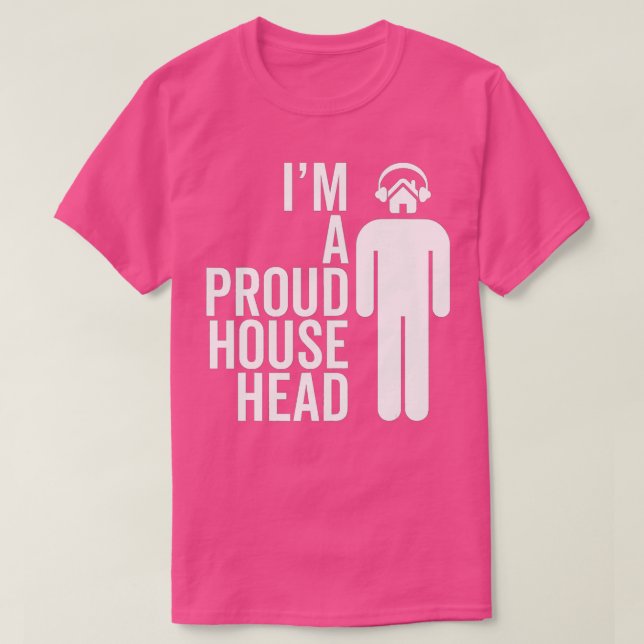 T-shirt House Head House Music DJ Rave Outfit (Design devant)