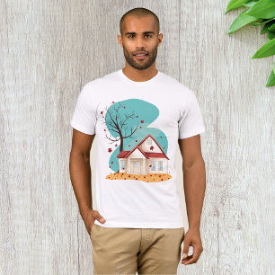 T-shirt House In Autumn Mens