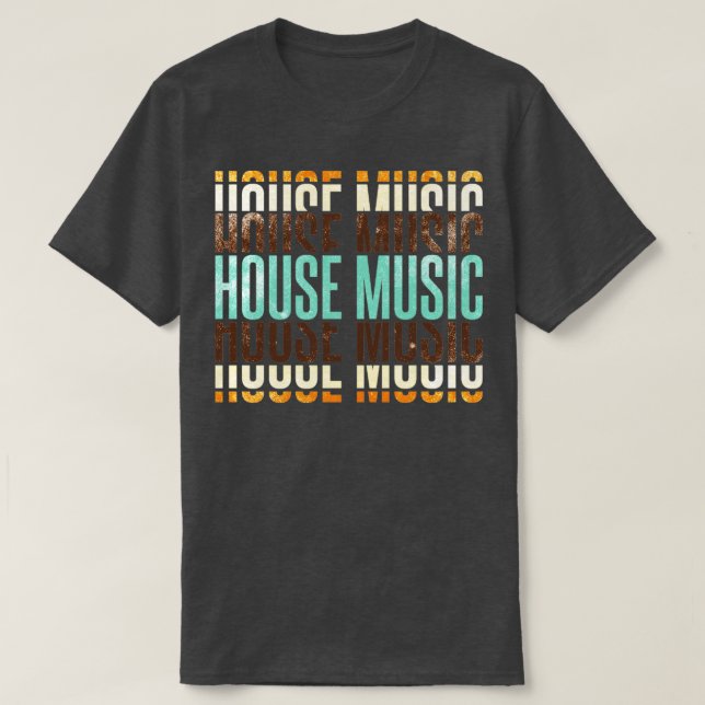 T-shirt House Music (Design devant)