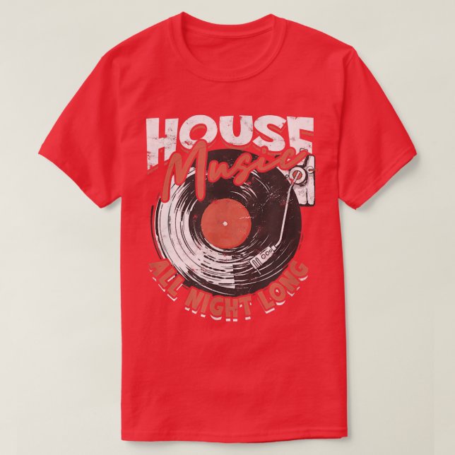 T-shirt House Music  (Design devant)