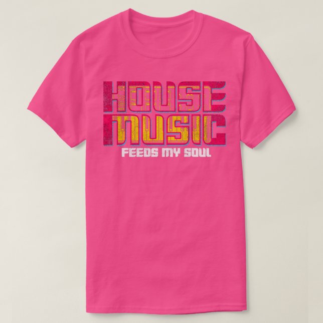T-shirt House Music4 (Design devant)