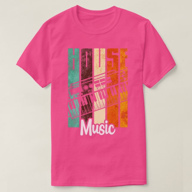 T-shirt House Music 12 (Design devant)