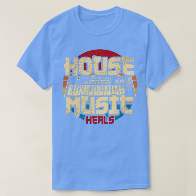 T-shirt House Music 9 (Design devant)
