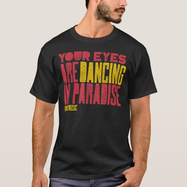T-shirt House Music Dance Deep House (Devant)