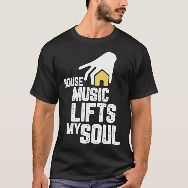 T-shirt House Music Deep House Soulful House (Devant)