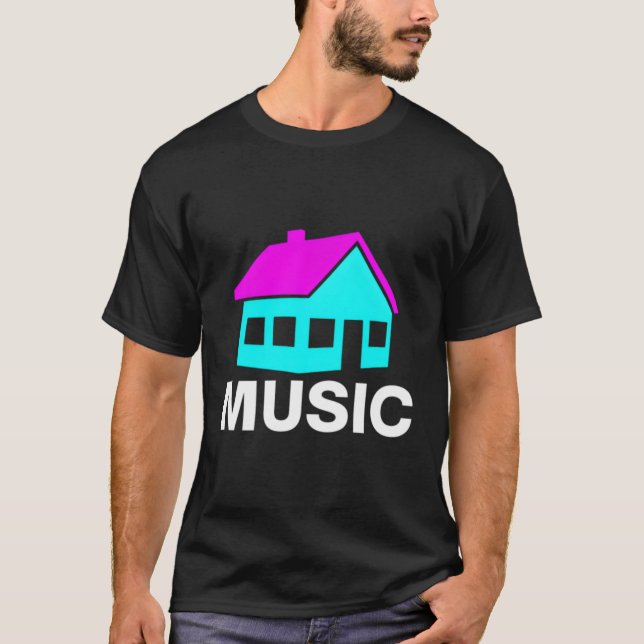 T-shirt House Music Edm Rave (Devant)
