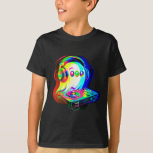 T-shirt House Music Ghost Dj Illusion Optique Edm Hallowee