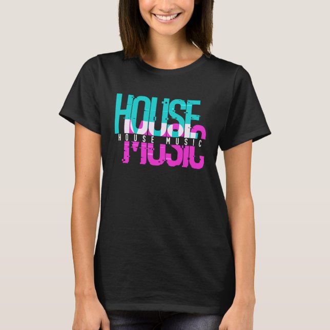 T-shirt House Music Rave EDC EDM Techno Music Festival Tri (Devant)