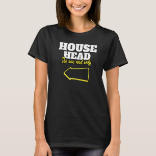 T-shirt House Music Rave House Head