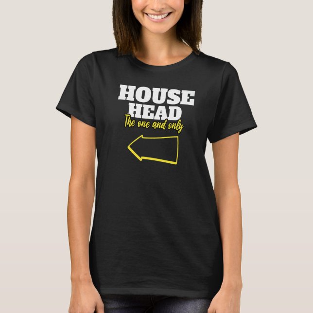 T-shirt House Music Rave House Head (Devant)