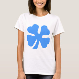 T-shirt Housse à quatre feuilles - Bleu bébé