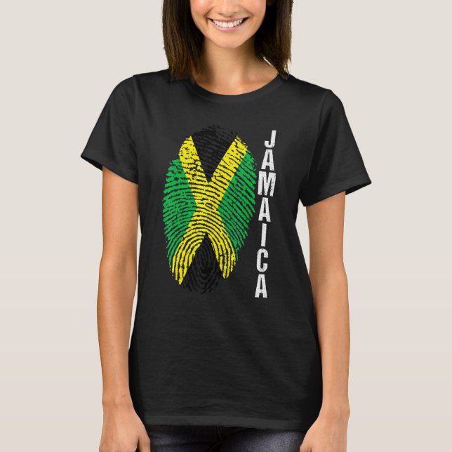 T-shirt Housse graphique pour empreintes digitales des pay (Devant)