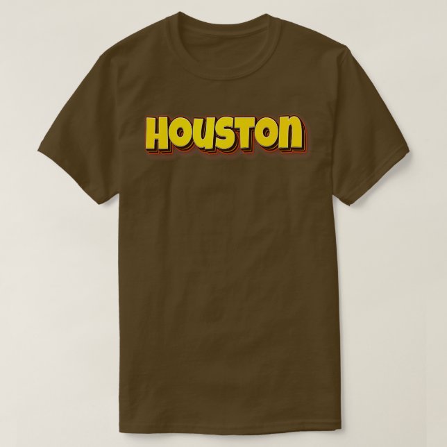 T-shirt Houston M'A Élevé 5 (Design devant)
