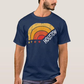 T-shirt Houston Retro Vintage