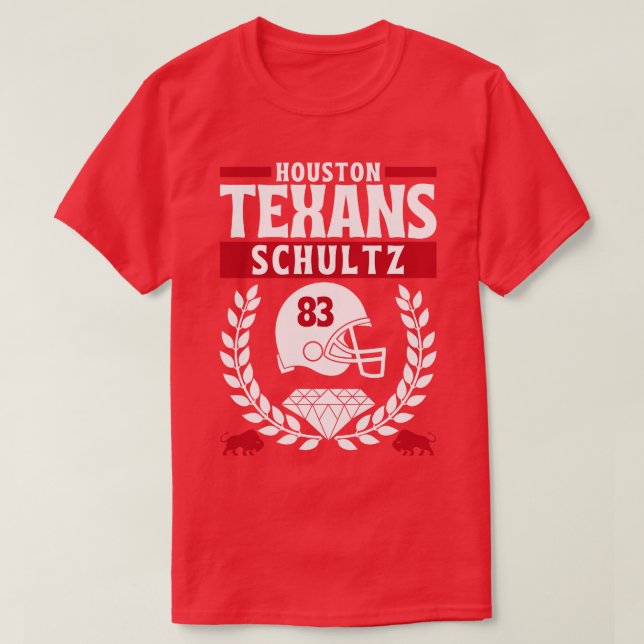 T-shirt Houston Texans Schultz 83 Edition (Design devant)
