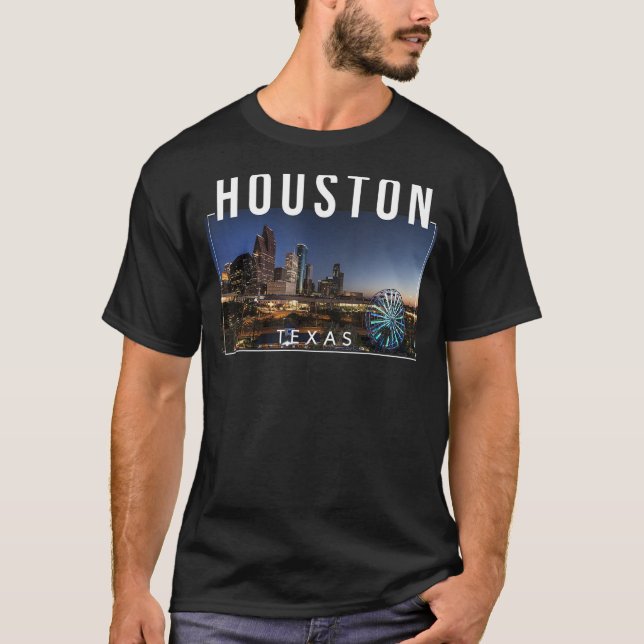 T-shirt Houston Texas H-Town The Big H - Tee (Devant)