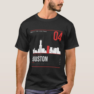 T-shirt Houston Texas Skyline ShiftTape Vol 04