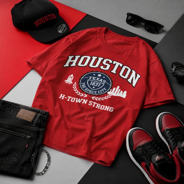 T-shirt Houston Texas Space City  (Créateur téléchargé)