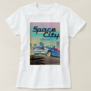 T-shirt Houston, ville de l'espace