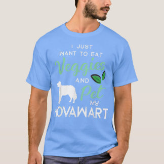 T-shirt Hovawart Amusant Vegan propriétaire Amoureux des c
