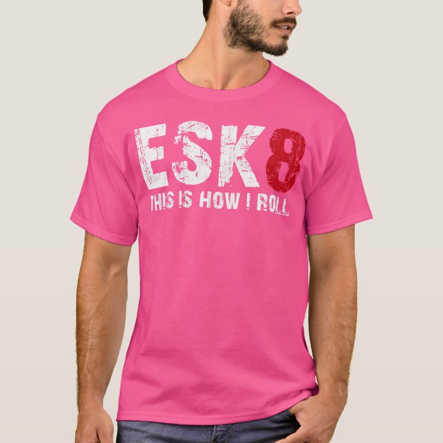 T-shirt Hoverboard Electro E-Skate E-Board Esk8 Sk8 Don S (Devant)