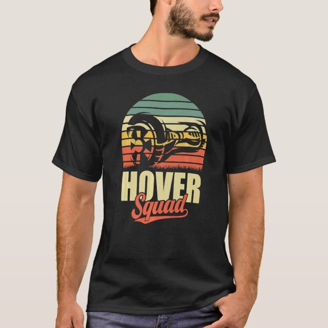 T-shirt Hoverboard Squad Vintage Hoverboard Hoverboard Ret (Devant)