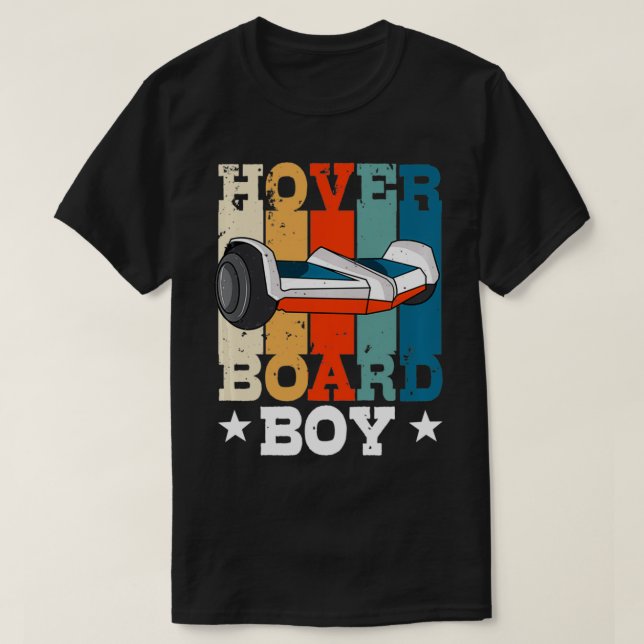 T-shirt Hoverboard thème cadeau pour garçon, enfant planch (Design devant)