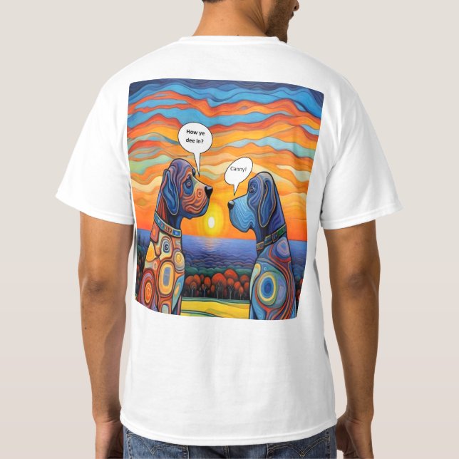 T-shirt How ye dee in (Dos)