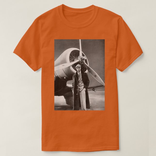T-shirt Howard Hughes Pioneer (Design devant)