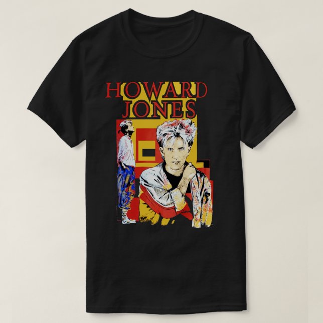T-shirt HOWARD JONES Vintage 80s (Design devant)