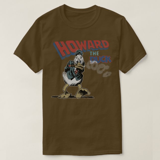 T-shirt Howard le Canard s'est évanoui et désespéré (Design devant)