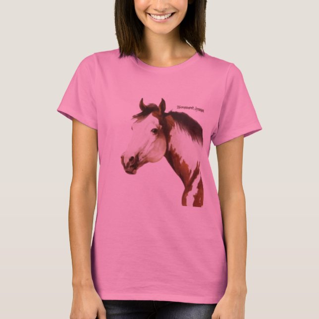 T-shirt howard lynn paint horse (Devant)
