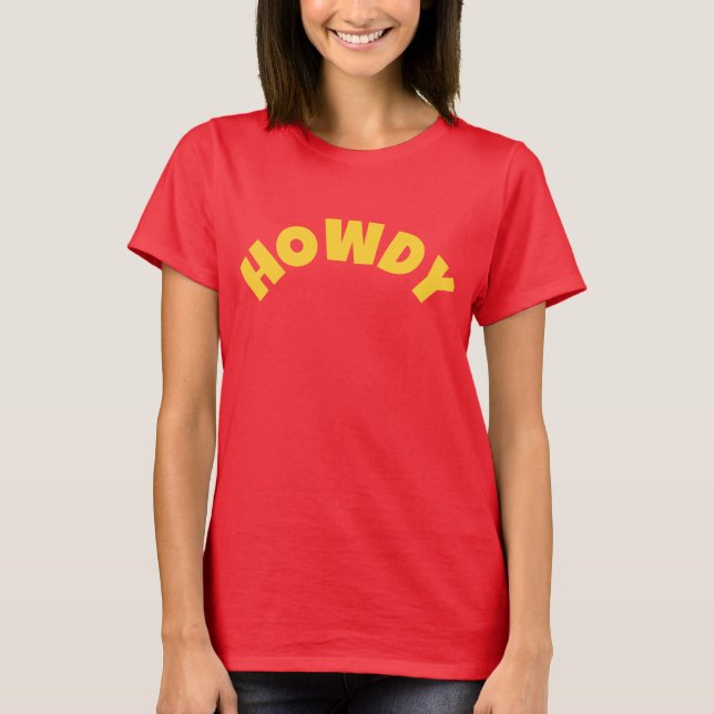 T-shirt HOWDY (Devant)