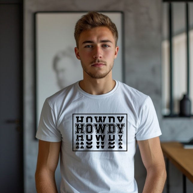 T-shirt Howdy (Créateur téléchargé)