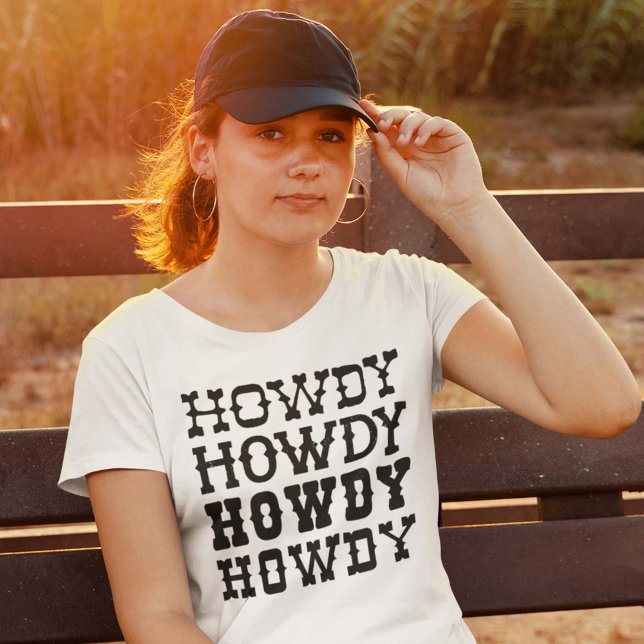 T-shirt Howdy (Créateur téléchargé)