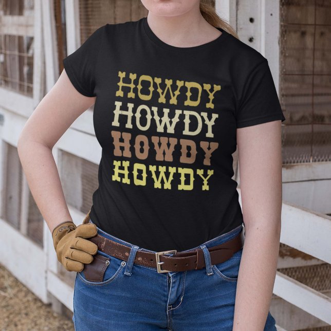 T-shirt Howdy (Créateur téléchargé)