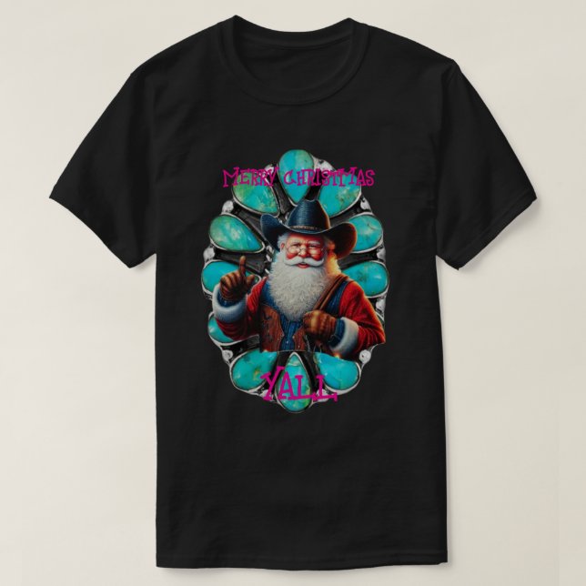 T-shirt Howdy Christmas (Design devant)