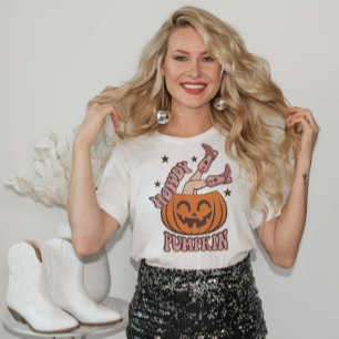 T-shirt Howdy Citrouille Funny Halloween