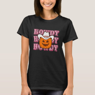 T-shirt Howdy Citrouille Rodeo Western Country Fall Southe