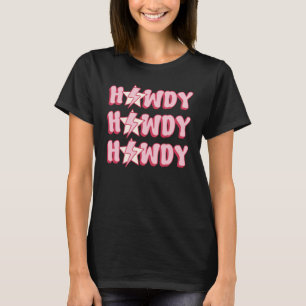 T-shirt Howdy Country Concert Outouses For Women Western T