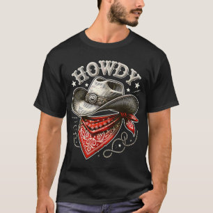 T-shirt Howdy Cowboy Casquette Western