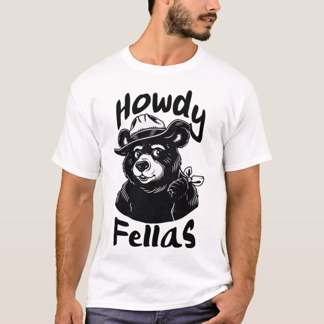 T-shirt Howdy Fellas (Devant)