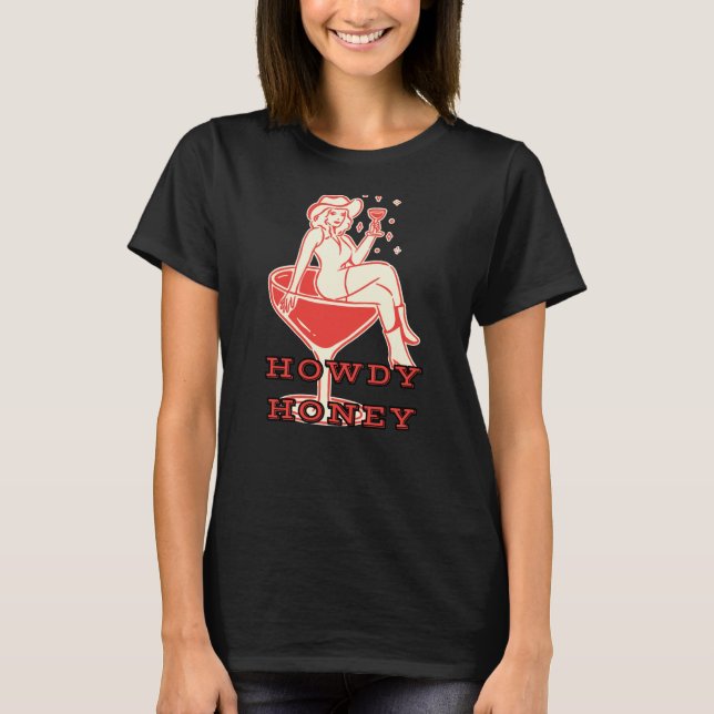 T-shirt Howdy Honey ! (Devant)