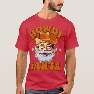 T-shirt Howdy Père Noël Cowboy père Noël 1