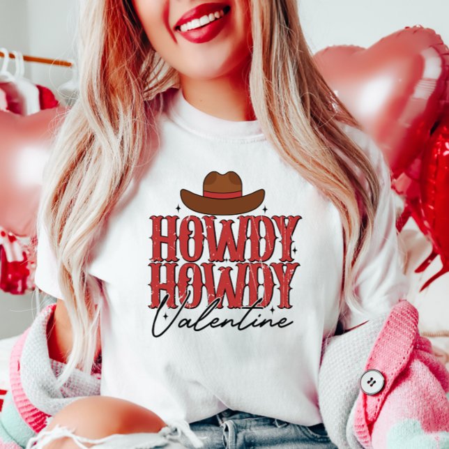 T-shirt Howdy Valentine (Créateur téléchargé)
