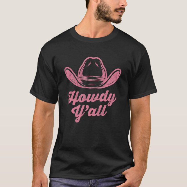 T-shirt Howdy Y all (Devant)