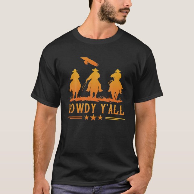 T-shirt Howdy Yall (Devant)