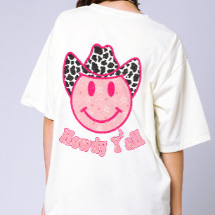 T-shirt Howdy Y'all Western Cowgirl Bachelorette